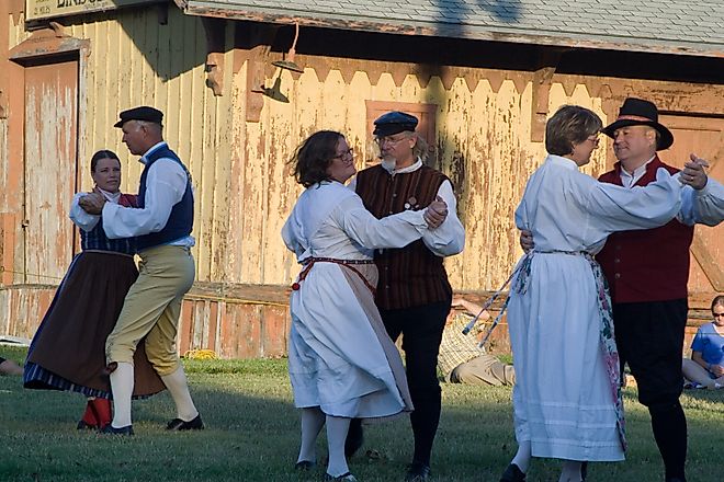 Couples dancing at the Midsummer's Festival in Lindsborg, Kansas. Image by Mike Rodriquez via Flickr.com.