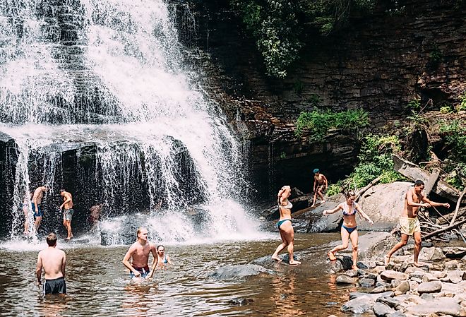 Swallow Falls State Park, Maryland. Image credit Veronica Varos via Shutterstock