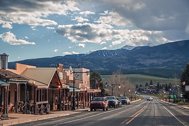 Downtown Red River, New Mexico. Editorial Credit: Vineyard Perspective / Shutterstock.com