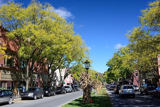 Main Street in Wellsboro, Pennsylvania, via aimintang / iStock.com