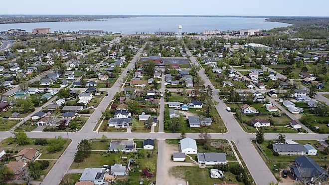 Bemidji Minnesota in the Spring