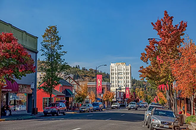Fall colors in Ashland, Oregon