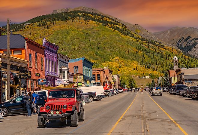 The main street of Silverton, Colorado. Image credit Bob Pool via Shutterstock