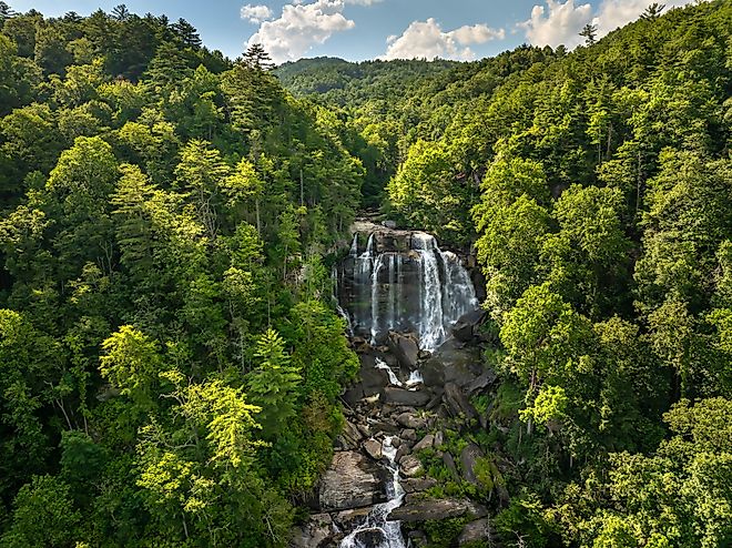 Whitewater Falls, North Carolina. 