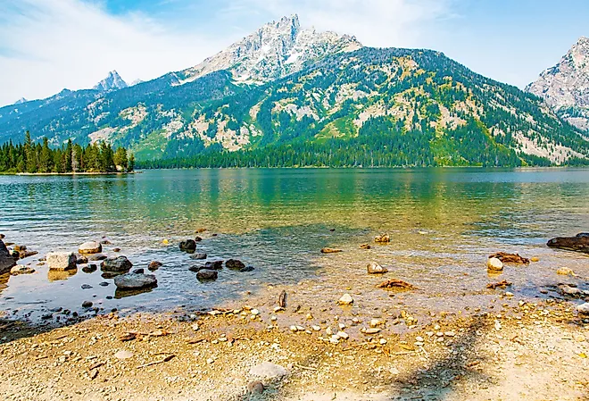 Jenny Lake in Grand Teton National Park, Wyoming, USA