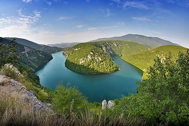 The scenic Vrbas River in Bosnia and Herzegovina.