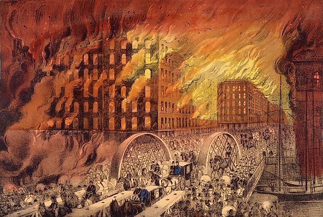 In 1871, Chicago experienced a massive fire that forced the city to rebuild. However, this fire was not among the United States' deadliest.