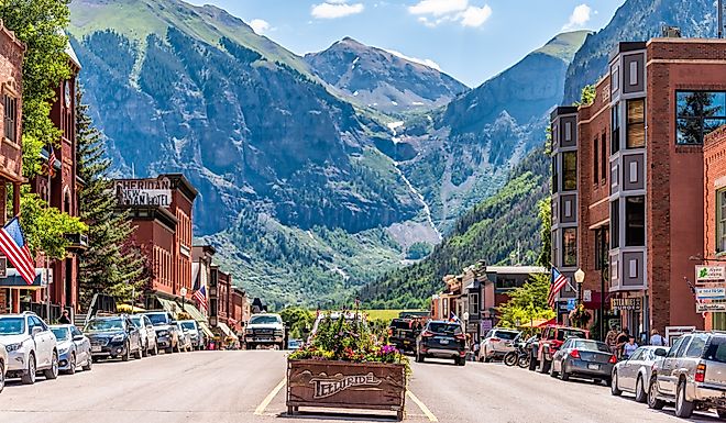 The gorgeous downtown area of Telluride, Colorado. Image credit: Kristi Blokhin / Shutterstock.com.