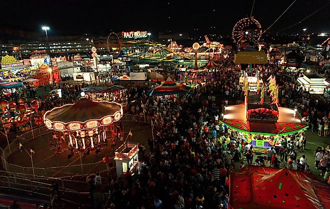 New Jersey State Fair at the Meadowland Sports Complex. Editorial credit: gary718 / Shutterstock.com