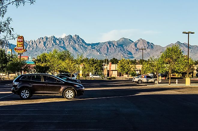Downtown Las Cruces, New Mexico. Editorial credit: Andriy Blokhin / Shutterstock.com.