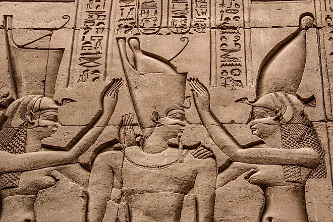 The crowning of Ptolemy IV.