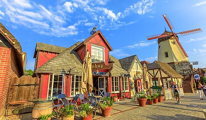 View of Solvang, California. Image credit Benny Marty via Shutterstock.