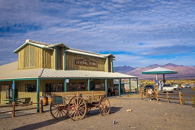 The Stovepipe Wells General Store in Death Valley, California. Editorial Credit: Nick Fox, Shutterstock.com