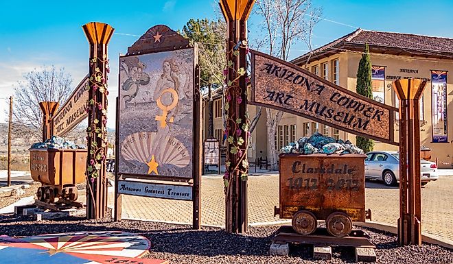 Historic Copper Art Museum, Clarkdale, Arizona. Image credit travelview via stock.adobe.com 
