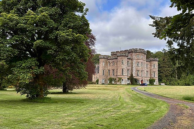 The beautiful Monzie Estate in Scotland adds the exact amount of history to a relaxing trip. Credit: Bryan Dearsley