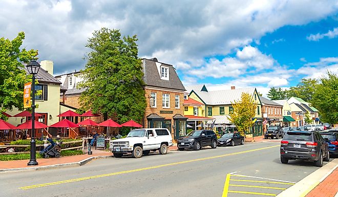  Main Street in Middleburg. Virginia. Editorial credit: Kosoff / Shutterstock.com.