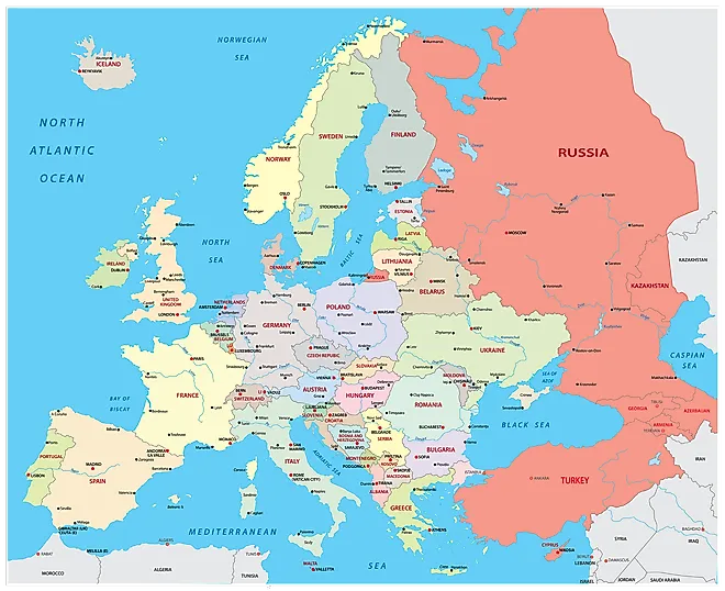 Map of Europe
