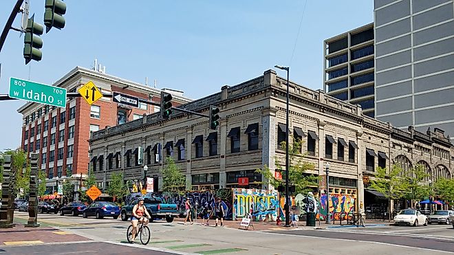 Montandon building (1908) in Boise, Idaho. By Tamanoeconomico 