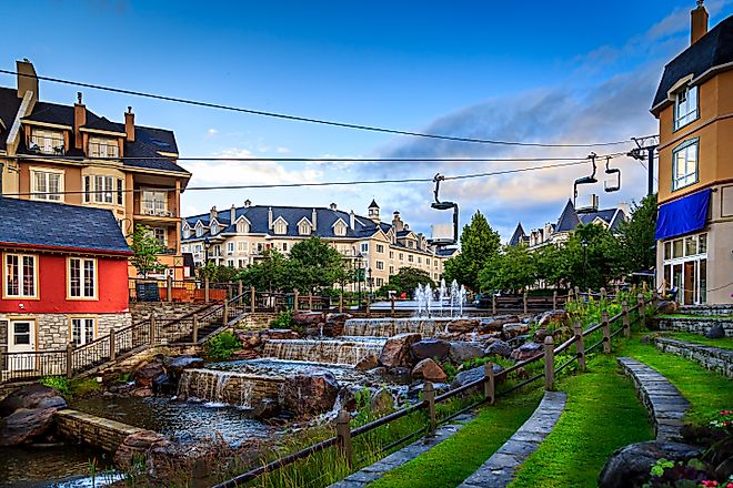 Mont-Tremblant Village, Quebec.