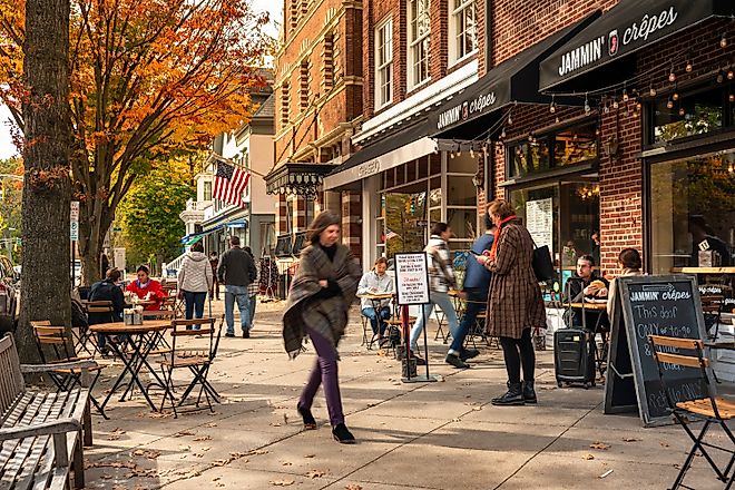 Downtown Princeton, New Jersey. Image credit: Cavan-Images / Shutterstock.com.
