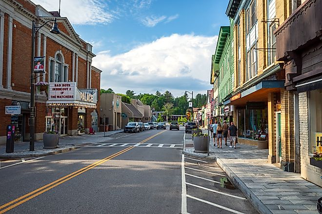 Main Street in Lake Placid, New York. Image credit: Karlsson Photo / Shutterstock.com.