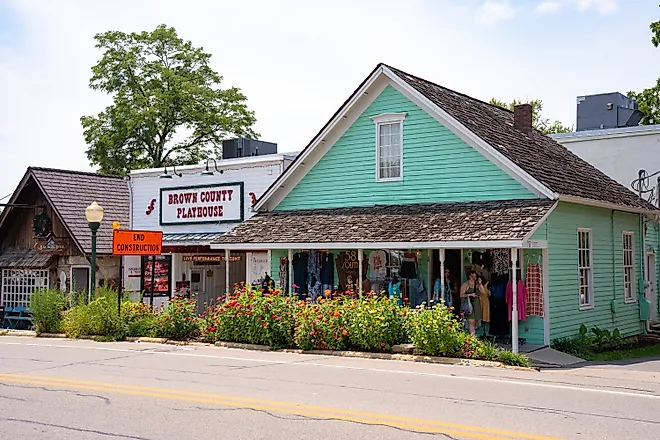 Nashville, Indiana. Editorial Photo Credit: Little Vignettes Photo via Shutterstock. 