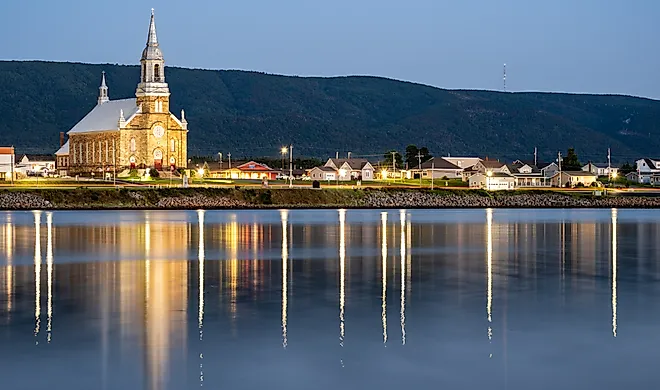 Saint Peter’s Church in Cheticamp, Nova Scotia.