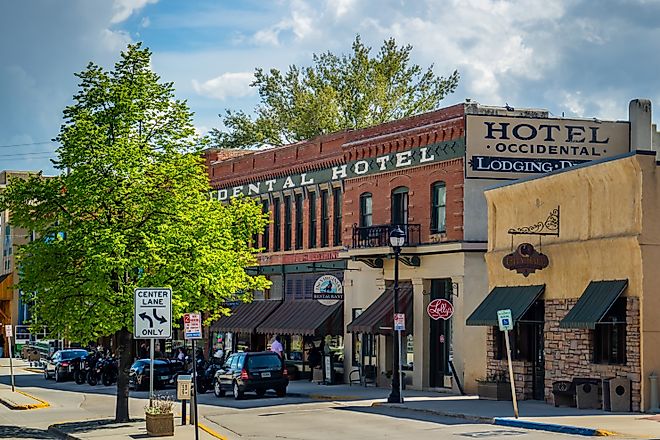 The Occidental Hotel in Buffalo, Wyoming. Image credit Cheri Alguire via Shutterstock.com