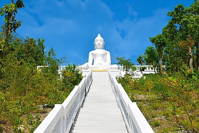 Buddha statue in Pai, Thailand
