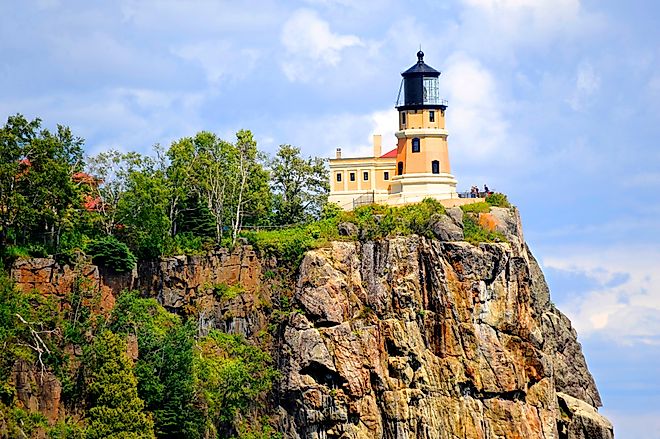 Split Rock Lighthouse State Park near Duluth, Minnesota. Editorial credit: Dennis MacDonald / Shutterstock.com
