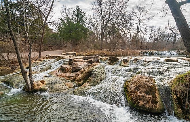 Chickasaw National Recreation Area near Sulphur, Oklahoma.