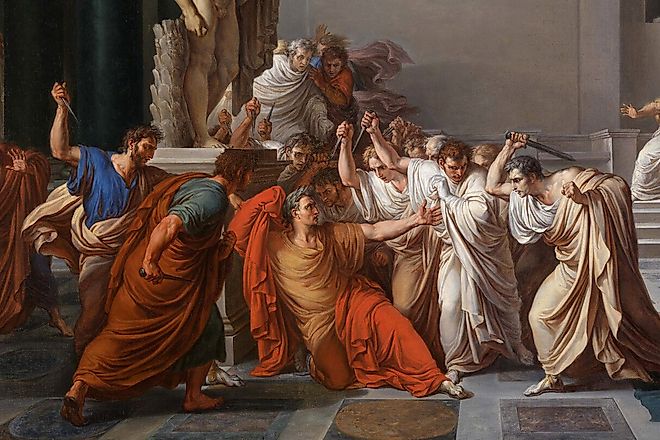 The Death of Julius Caesar.