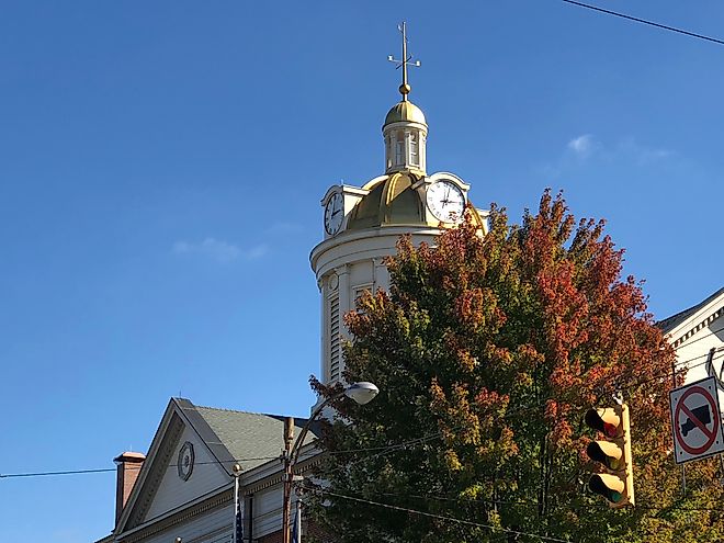 Jefferson County Courthouse in Madison, Indiana.