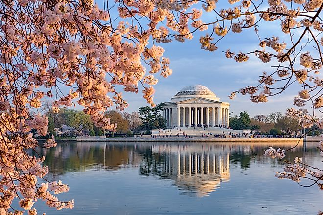 Jefferson Memorial in Washington.