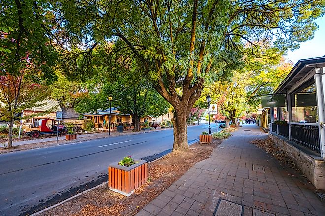 Downtown Hahndorf, South Australia. Image credit: FiledIMAGE / Shutterstock.com.