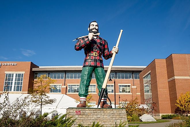 Paul Bunyan State in Bangor, Maine. Editorial credit: Brian Logan Photography / Shutterstock.com