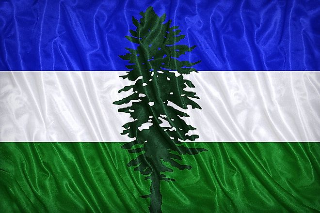 The flag of the Cascadia bioregion movement, known as the Doug flag.