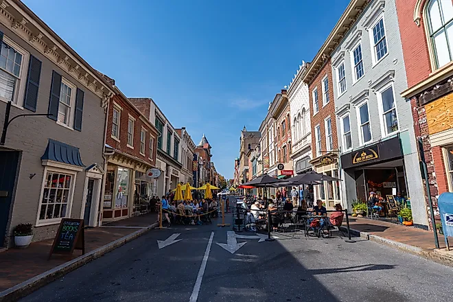 Historic Downtown Beverley Street in Staunton, Virginia. Image by Eli Wilson via Shutterstock.