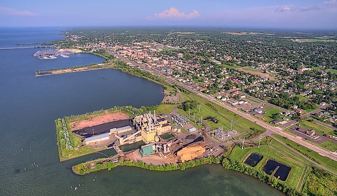 Ashland, Wisconsin, on the shores of Lake Superior.