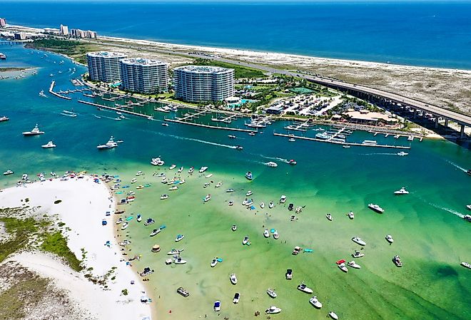 Overlooking Orange Beach, Alabama.