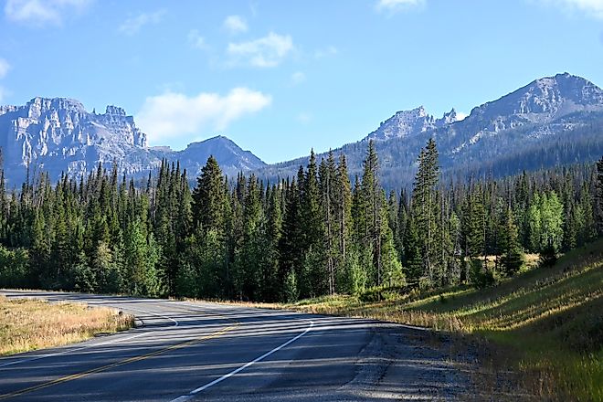 Scenic Mountain View’s in Shoshone National Forest. 