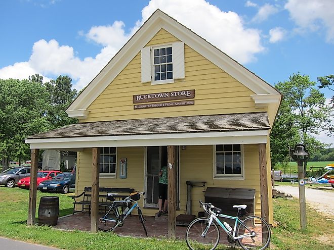 Bucktown General Store in Cambridge, Maryland. (Art Anderson, CC BY-SA 3.0, via Wikimedia Commons)
