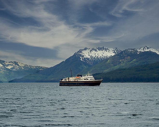MV LeConte ferry operated by the Alaska Marine Highway System. 