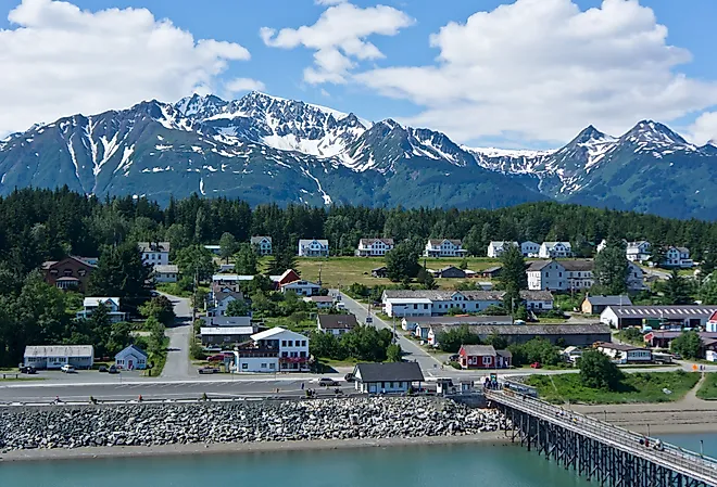 The gorgeous town of Haines, Alaska.
