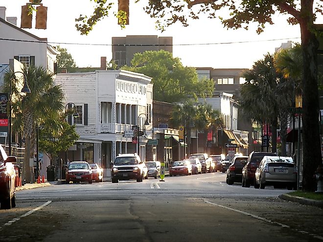 Bay Street, Downtown Beaufort, South Carolina