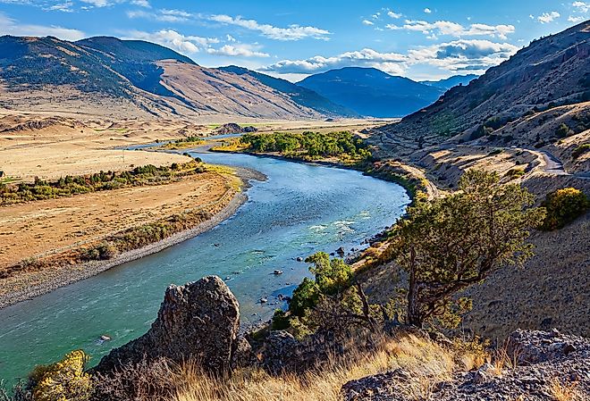 The Missouri River as seen from Montana.