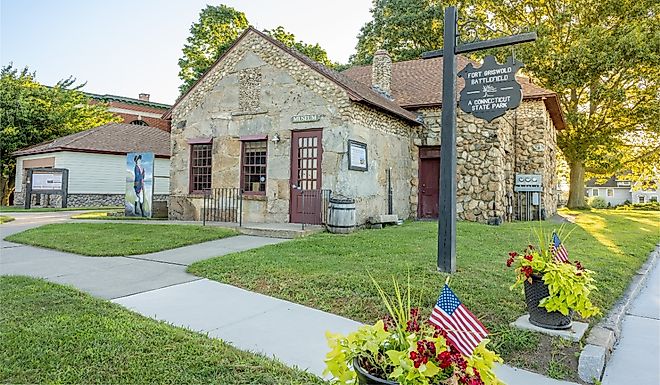 Visitor Center at Fort Griswold in Groton, Connecticut. Image credit Actium via Shutterstock