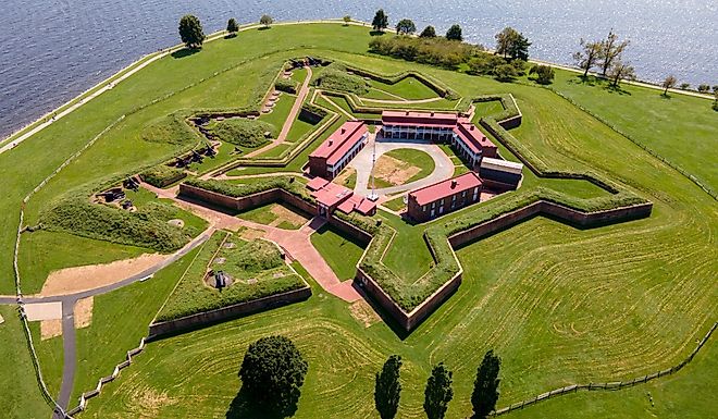 Fort McHenry in Baltimore, Maryland.