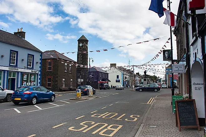 Street view in Bushmills, Northern Ireland, via Semmick Photo / Shutterstock.com