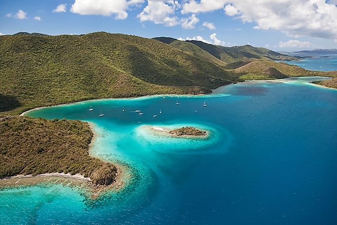 Waterlemon Cay in Virgin Islands National Park.